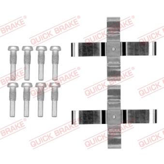 Kit d'accessoires, plaquette de frein à disque QUICK BRAKE 109-0220