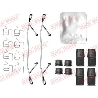 Kit d'accessoires, plaquette de frein à disque QUICK BRAKE 109-0219