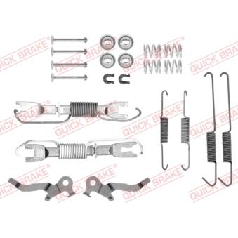 Kit d'accessoires, mâchoire de frein QUICK BRAKE 105-0002S