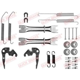 Kit d'accessoires, mâchoire de frein QUICK BRAKE 105-0033S-02