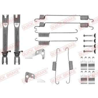 Kit d'accessoires, mâchoire de frein QUICK BRAKE 105-0030S-02