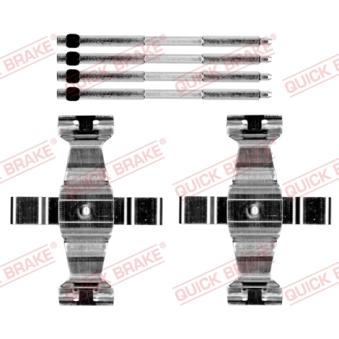 Kit d'accessoires, plaquette de frein à disque QUICK BRAKE 109-0171