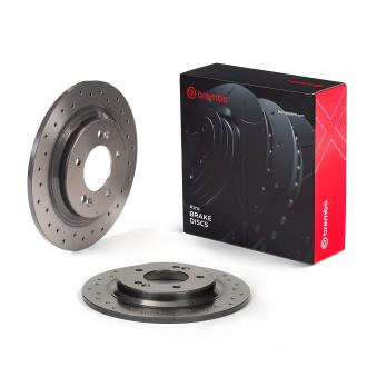 Jeu de 2 disques de frein avant BREMBO 08.D220.1X