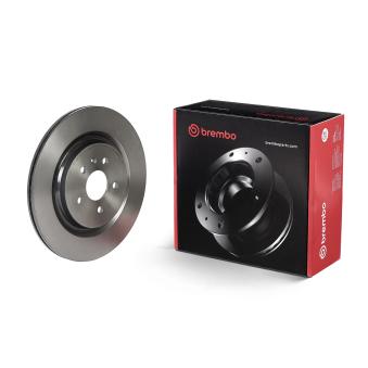 Jeu de 2 disques de frein arrière BREMBO 09.E777.11