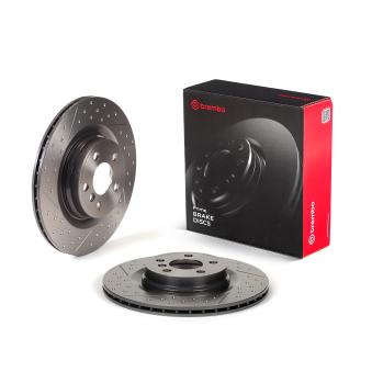 Jeu de 2 disques de frein arrière BREMBO 09.D175.21