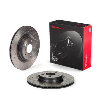 Jeu de 2 disques de frein arrière BREMBO 09.D175.31