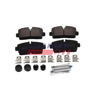 Jeu de 4 plaquettes de frein avant FAST FT12376