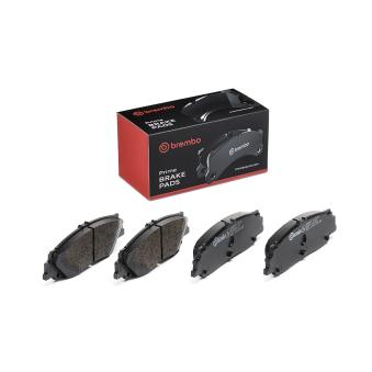 Jeu de 4 plaquettes de frein avant BREMBO P 83 192