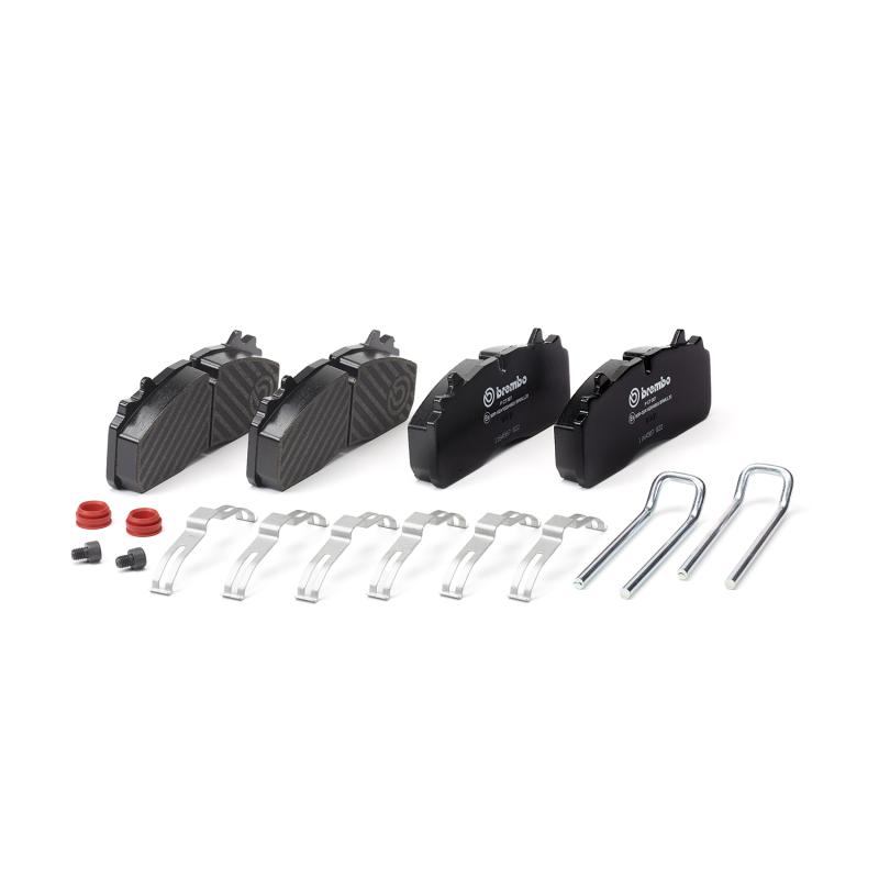 Jeu de 4 plaquettes de frein avant BREMBO P C7 007 - Visuel 1