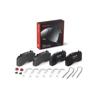 Jeu de 4 plaquettes de frein avant BREMBO P B3 006
