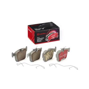 Jeu de 4 plaquettes de frein avant BREMBO P86029NX