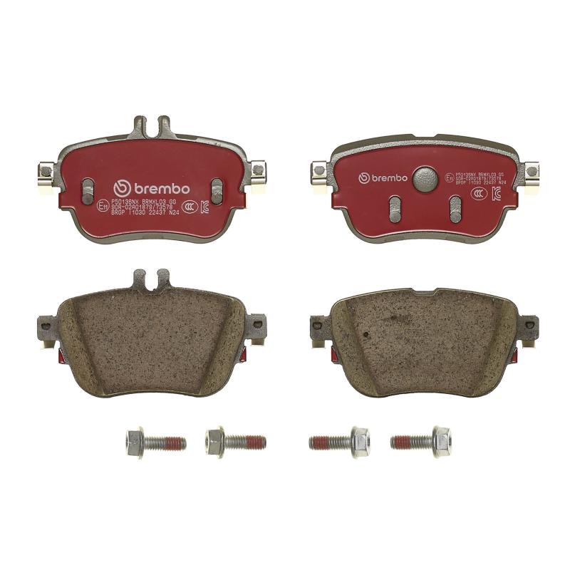 Jeu de 4 plaquettes de frein avant BREMBO P50136NX - Visuel 2