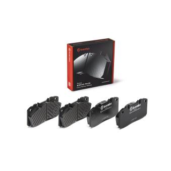 Jeu de 4 plaquettes de frein avant BREMBO P A6 031