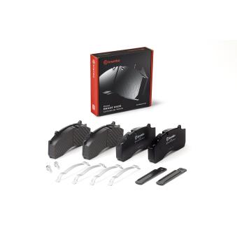 Jeu de 4 plaquettes de frein arrière BREMBO P A2 003