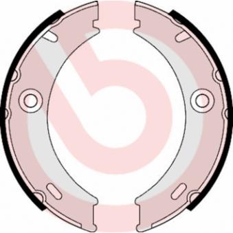 Jeu de mâchoires de frein, frein de stationnement BREMBO S 50 513