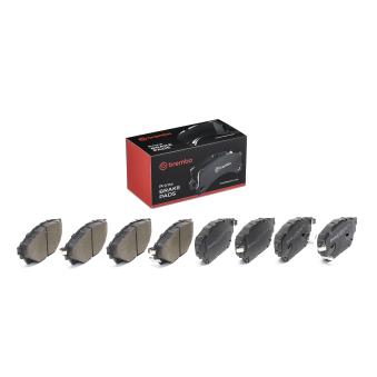 Jeu de 4 plaquettes de frein avant BREMBO