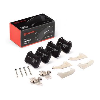 Jeu de 4 plaquettes de frein avant BREMBO P 48 007