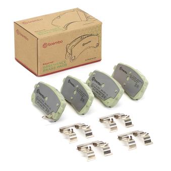 Jeu de 4 plaquettes de frein avant BREMBO P 30 035G