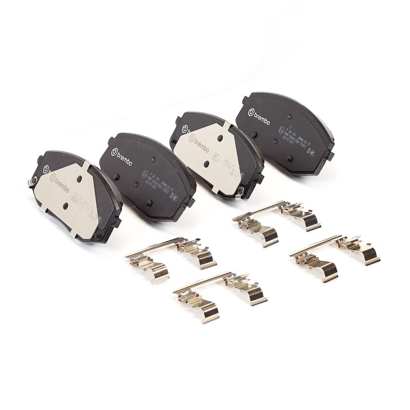 Jeu de 4 plaquettes de frein avant BREMBO P 30 161 - Visuel 1