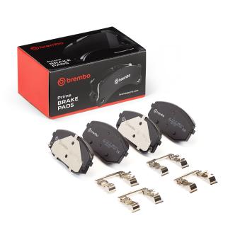 Jeu de 4 plaquettes de frein avant BREMBO P 30 161