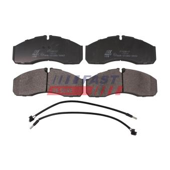 Jeu de 4 plaquettes de frein avant FAST FT29117