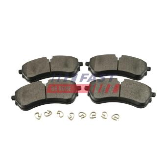 Jeu de 4 plaquettes de frein avant FAST FT29580