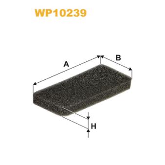 Filtre, air de l'habitacle WIX FILTERS WP10239