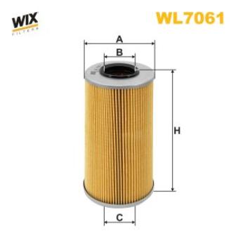 Filtre à huile WIX FILTERS WL7061