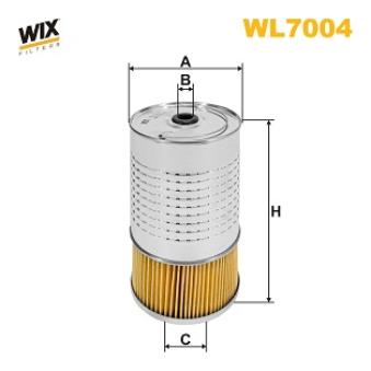 Filtre à huile WIX FILTERS WL7004