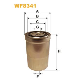 Filtre à carburant WIX FILTERS WF8341