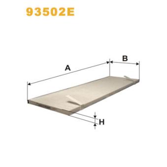 Filtre, air de l'habitacle WIX FILTERS 93502E