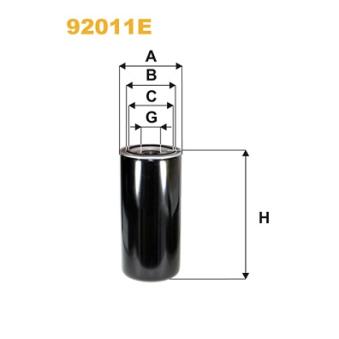 Filtre à huile WIX FILTERS 92011E