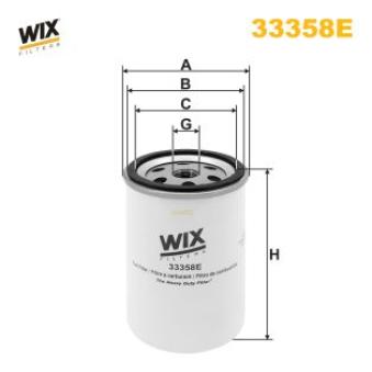 Filtre à carburant WIX FILTERS 33358E