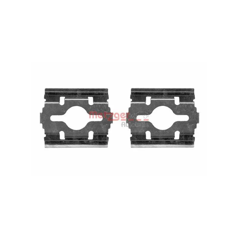 Kit d'accessoires, plaquette de frein à disque METZGER 109-1657