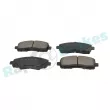 Jeu de 4 plaquettes de frein avant RAP BRAKES R-P1273 - Visuel 2