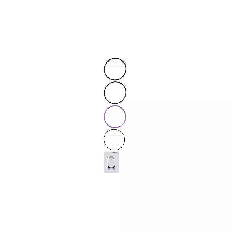 Jeu de joints d'étanchéité, chemise de cylindre VICTOR REINZ 15-76926-06