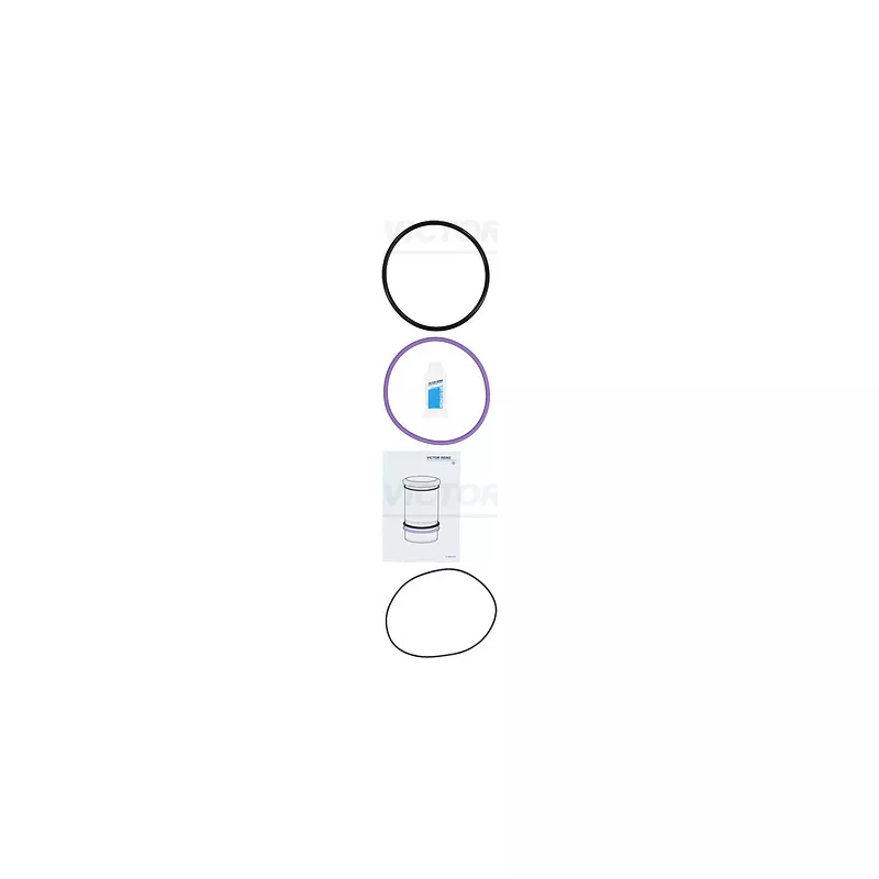 Jeu de joints d'étanchéité, chemise de cylindre VICTOR REINZ 15-76086-01