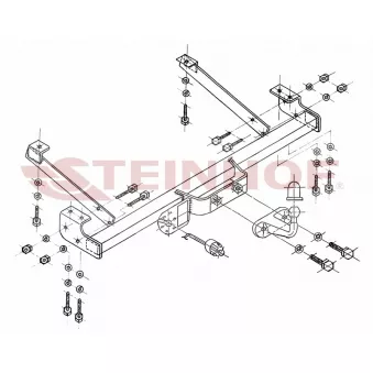 Dispositif d'attelage STEINHOF R-127