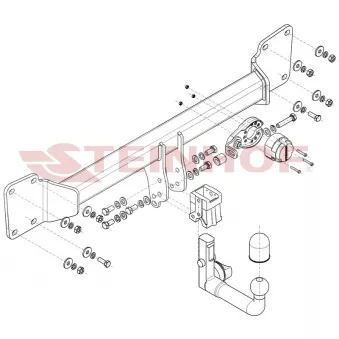 Dispositif d'attelage STEINHOF V-319