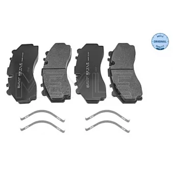 Jeu de 4 plaquettes de frein avant MEYLE