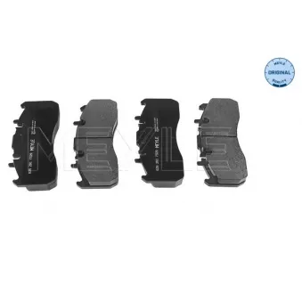 Jeu de 4 plaquettes de frein MEYLE