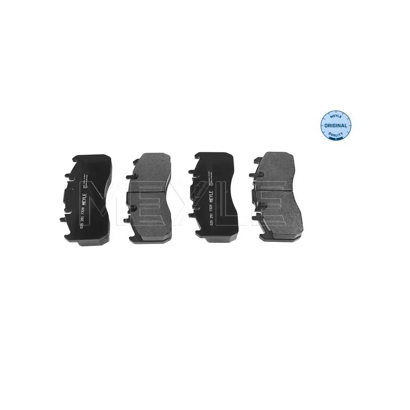 Jeu de 4 plaquettes de frein MEYLE 025 291 7329
