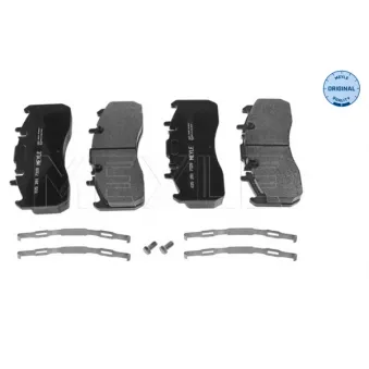 Jeu de 4 plaquettes de frein MEYLE