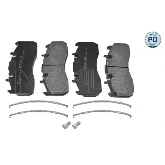 Jeu de 4 plaquettes de frein MEYLE