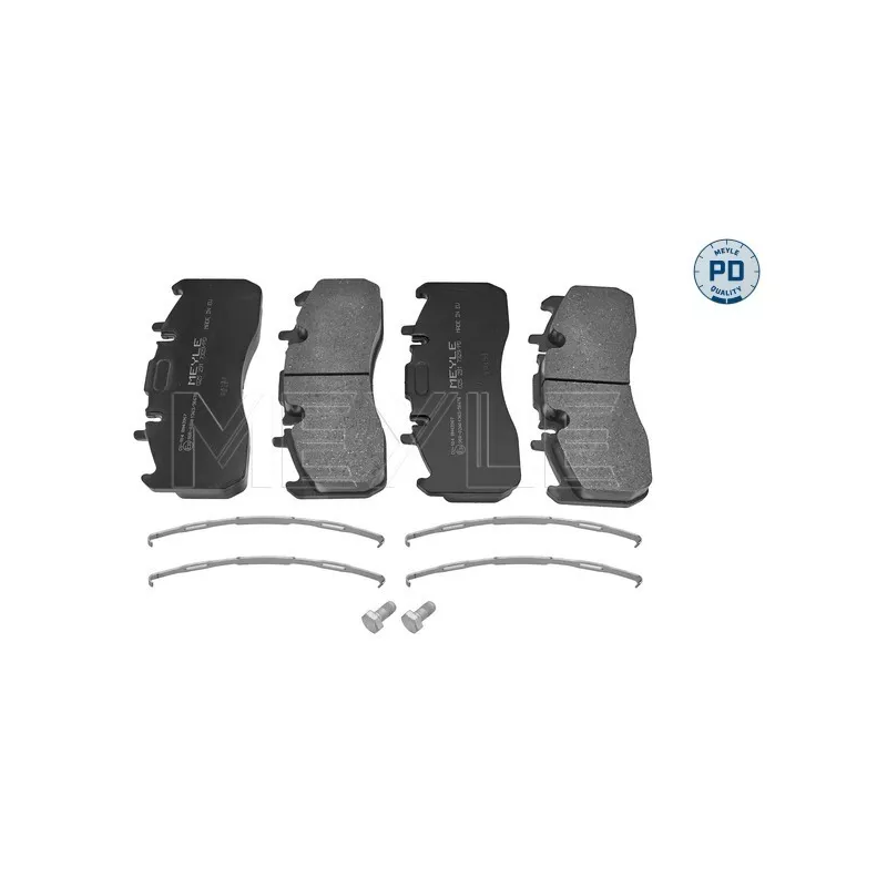 Jeu de 4 plaquettes de frein MEYLE 025 291 7329/PD