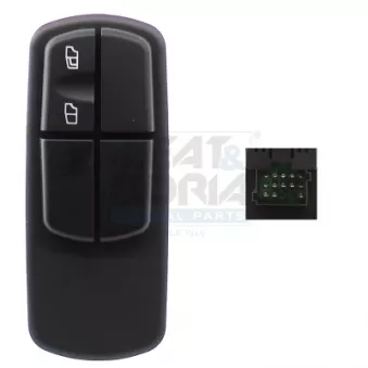 Interrupteur, lève-vitre avant gauche MEAT & DORIA