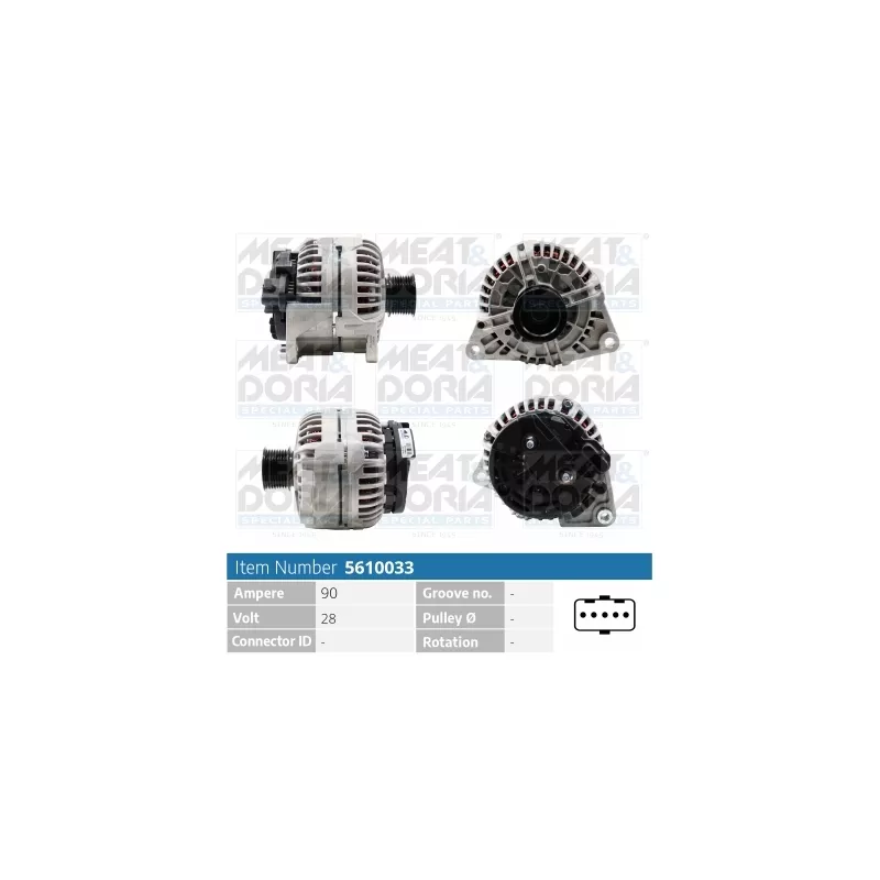 Alternateur MEAT & DORIA 5610033