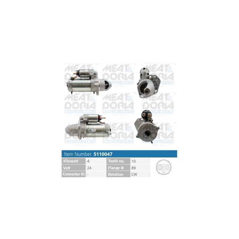 Démarreur MEAT & DORIA 5110047