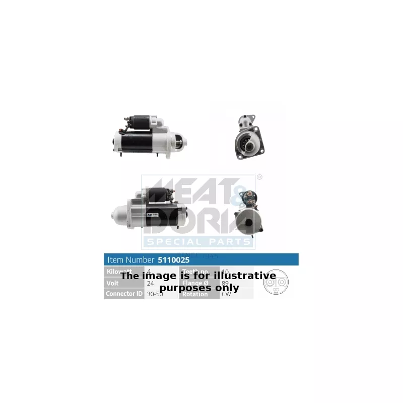 Démarreur MEAT & DORIA 5110025G