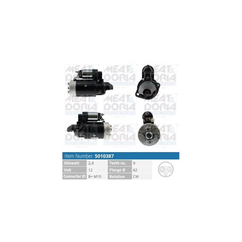 Démarreur MEAT & DORIA 5010387